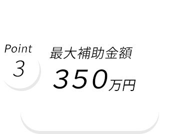 最大補助金額350万円